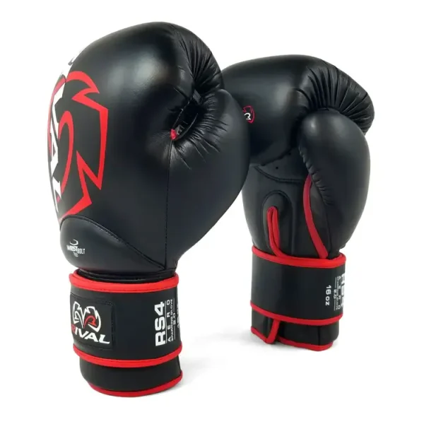 Red and white Rival RS4 Aero Sparring Boxing Gloves 2.0