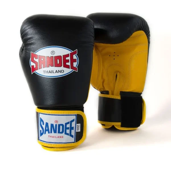 Authentic 2-Tone Velcro Boxing Gloves by Sandee Sandee Boxing Gloves Authentic 2-Tone Velcro