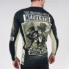 Meerkatsu Steampunk Long Sleeve Rash Guard on Model Man wearing Meerkatsu Steampunk Long Sleeve Rash Guard