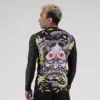 Man wearing Meerkatsu The Laughing Hannya Long Sleeve Rashguard