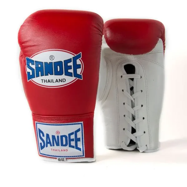 Professional Sandee Boxing Gloves Sandee Authentic Lace Up Pro Fight Boxing Gloves