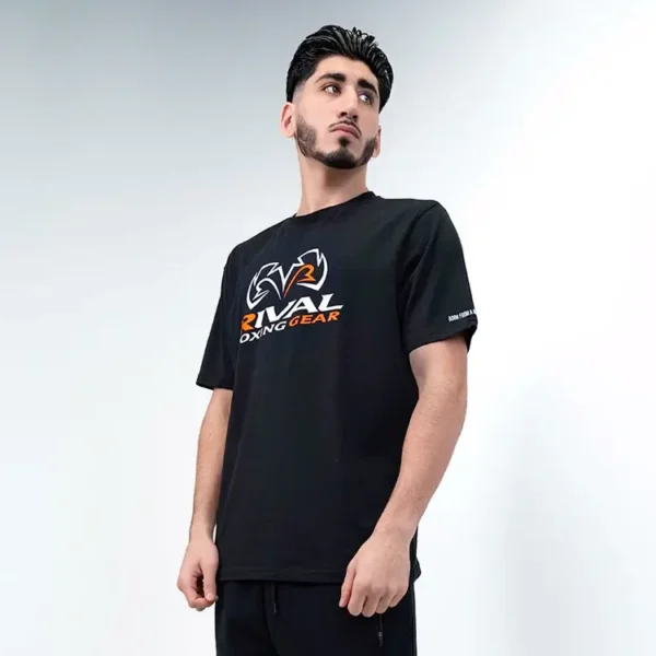 Black Rival Corpo T-Shirt with Spandex on a white background