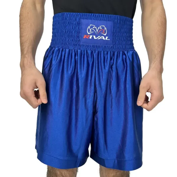 Rival Dazzle Pro Boxing Trunks on Display Model wearing Rival Dazzle Pro Boxing Trunks