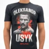 Man wearing a Rival Usyk Graphic Tee
