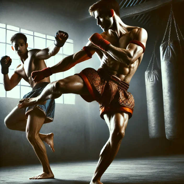 Image of a Thai Boxer and a Muay Thai fighter