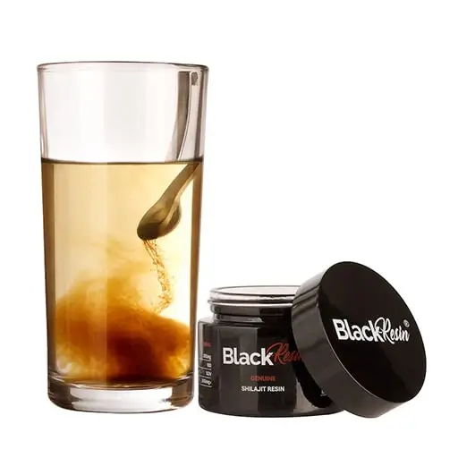 Black resin shilajit from Altai Himalayas mountains. Supplement for your training.