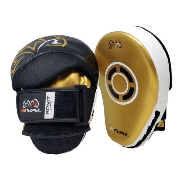 Rival RPM7 Fitness Plus Punching Mitts Close-up shot of Rival RPM7 Fitness Plus Punch Mitts