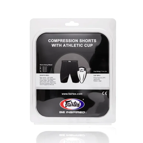 Fairtex Compression Shorts with Athletic Cup Groin Guard GC3