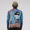 Meerkatsu Graceful Kimura Ii Long Sleeve Rashguard Blue 1 Meerkatsu Graceful Kimura II Long Sleeve Rashguard in action