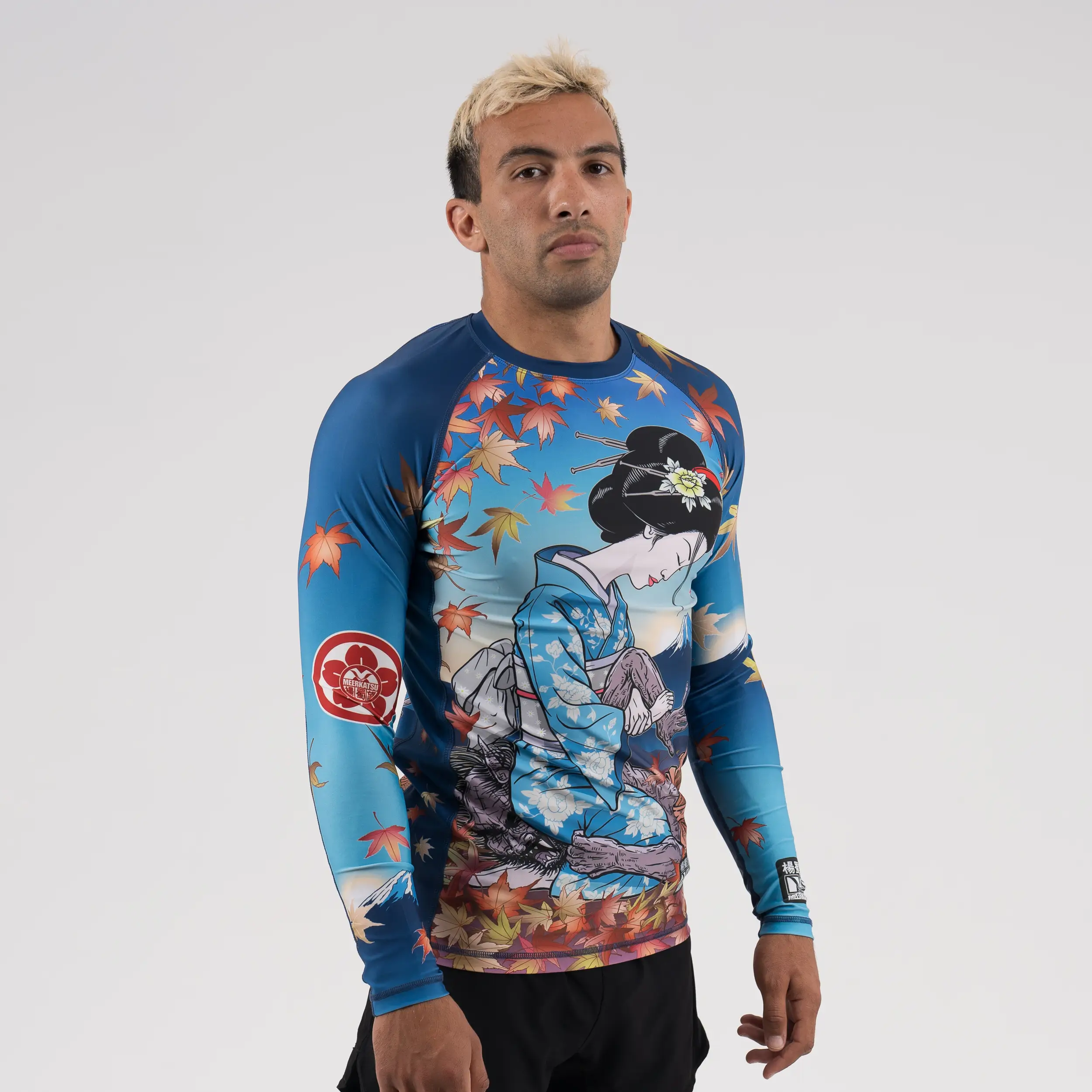 Meerkatsu Graceful Kimura II Long Sleeve Rashguard in action