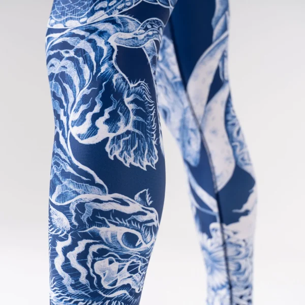 Meerkatsu Heavenly Mata Leao Grappling Tights Spats on a white background