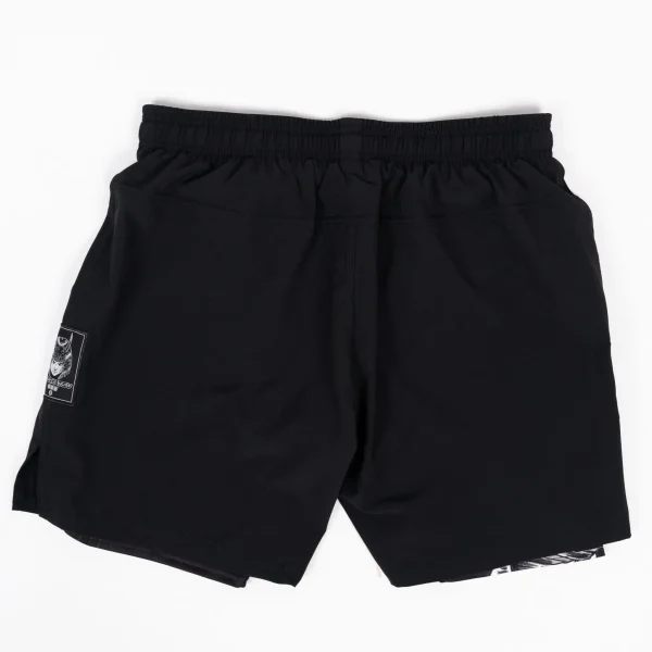 Meerkatsu Heavenly Triangle Combination Shorts Black 5 Meerkatsu Heavenly Triangle Combination Shorts on a white background.