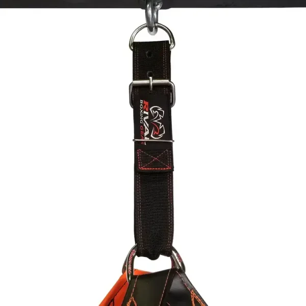 Rival Adjustable Heavy Bag Strap - Black in Black — folded layout