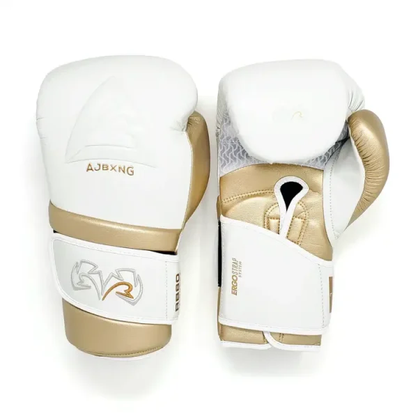 Rival Bag Gloves RB80 AJ Impulse - White in White — front view