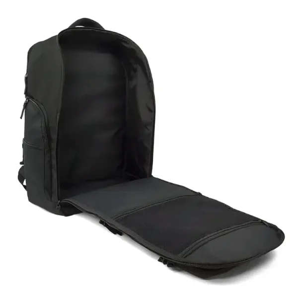 Rival Boxing Backpack - Black in Black — front view