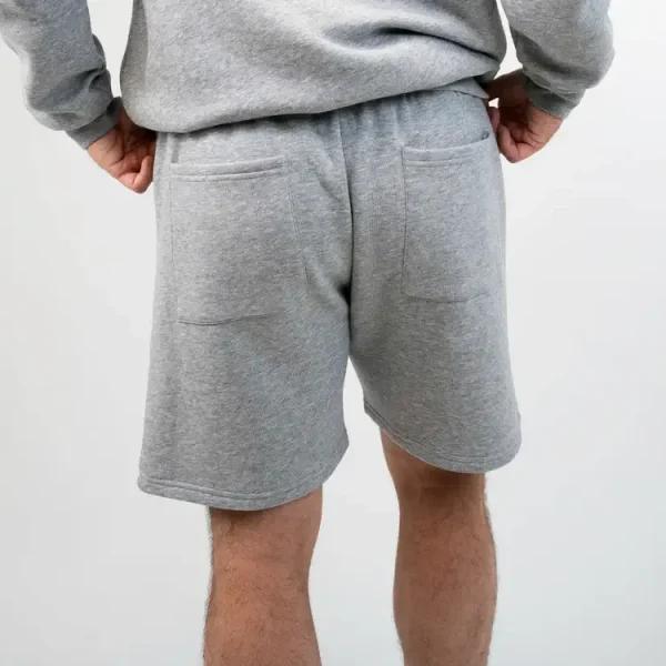 Black Rival Fleece Shorts on a white background