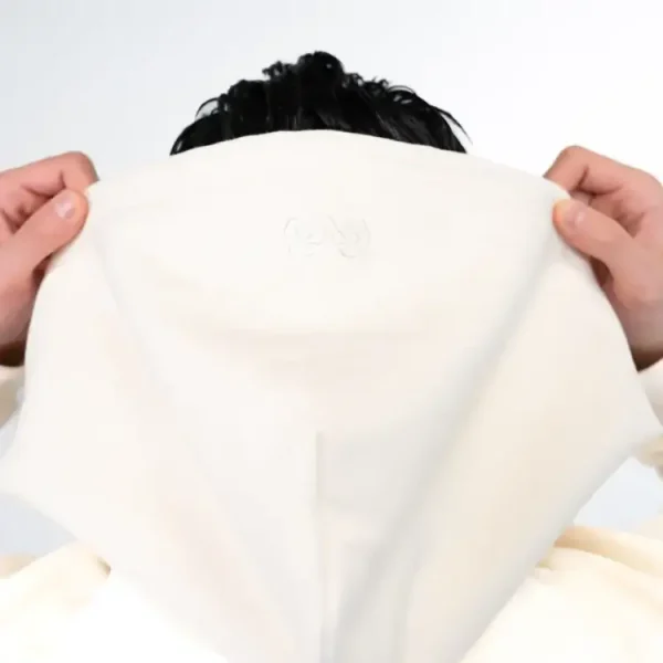 Man wearing a Rival Oversized Heavyweight Fleece Hoodie