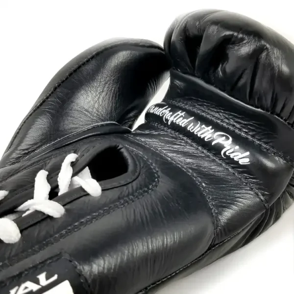 Rival Pro Fight Gloves RFX-Guerrero HDE-F - Black in Black — studio shot