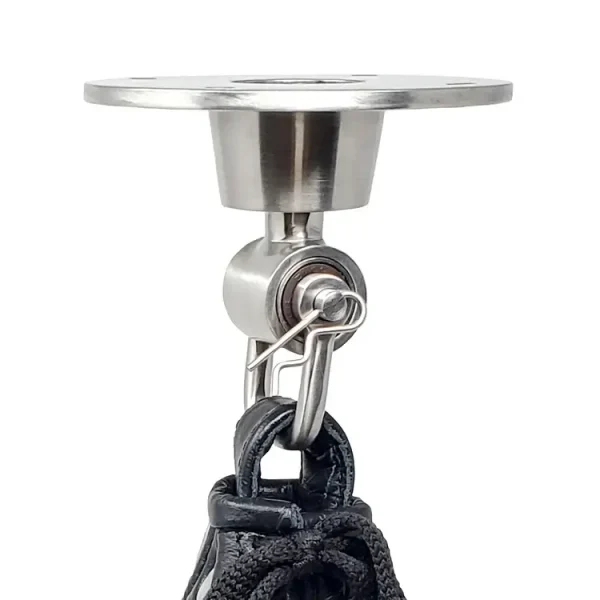 Rival Professional Speed Bag Swivel - Silver in Silver — three‑quarter angle