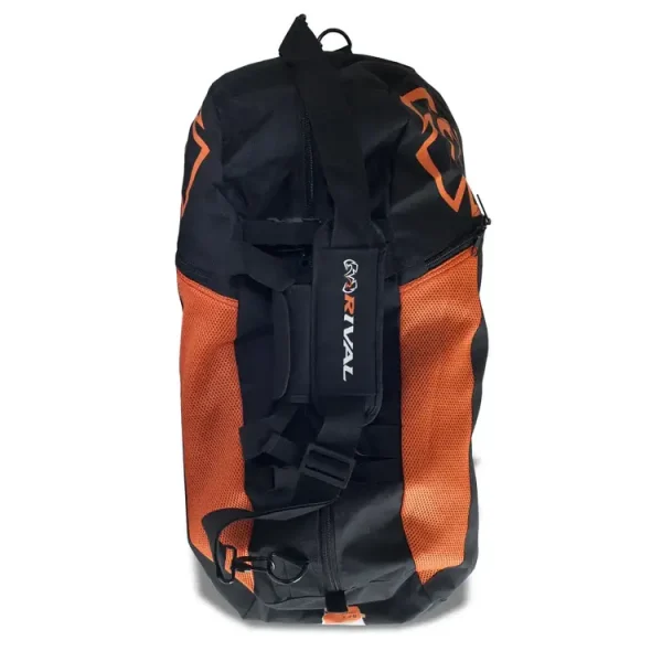 Rival RGB50 Gym Bag - Black/Orange in Black/Orange — on‑body look