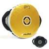 Person training with the Rival RPS7 Fitness Plus Punch Shield in a fitness studio.