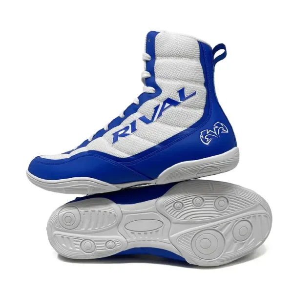 Rival Rsx Future Kids Boxing Boots Black Grey 5 Children wearing Rival RSX-Future Kids Boxing Boots