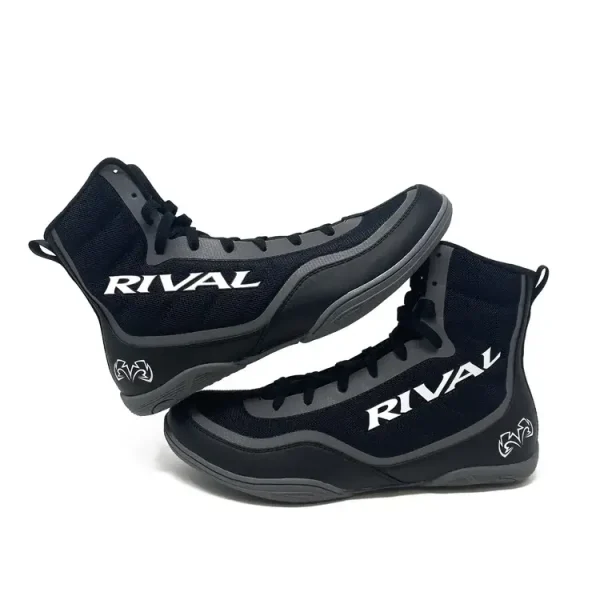 Rival Rsx Prospect Boxing Boots Black Grey 1 Pair of Rival RSX-Future Kids Boxing Boots