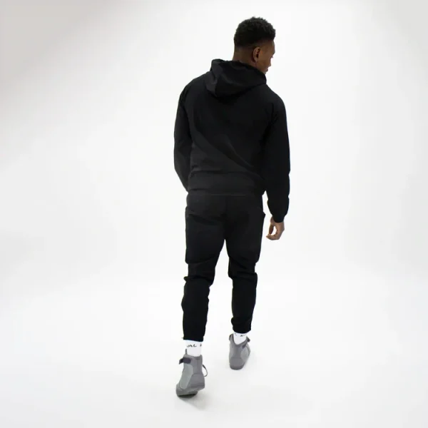 Man wearing Rival Track Jacket with Hood