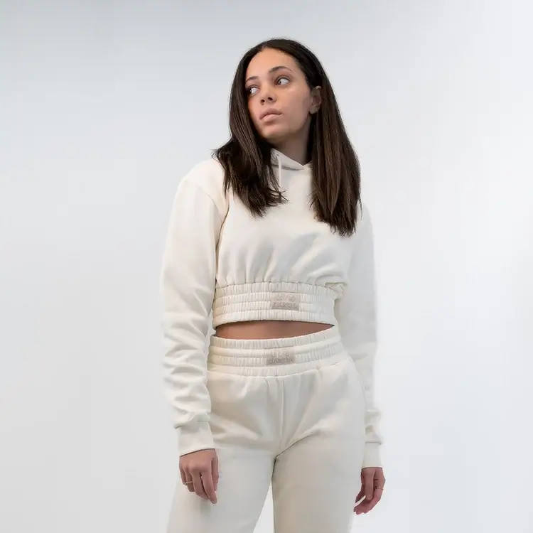 Rival Women's Cropped Heavyweight Fleece Hoodie in color variety
