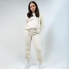 Rival Womens Heavyweight Fleece Joggers Off White 1 Rival Women's Heavyweight Fleece Joggers in lifestyle setting