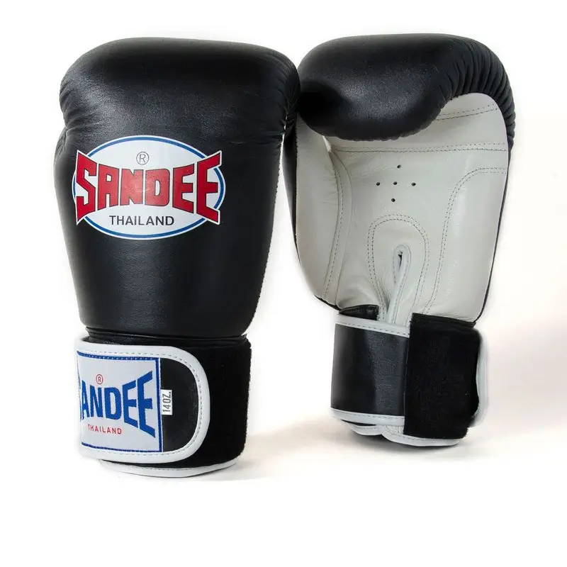 Pair of Sandee Boxing Gloves Authentic 2-Tone Velcro