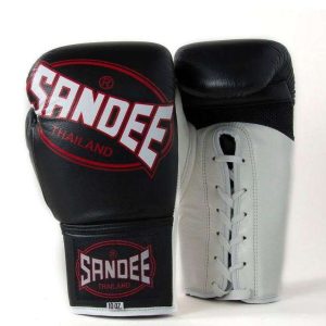 Sandee Cool-Tec Lace Up Pro Fight Boxing Gloves product image