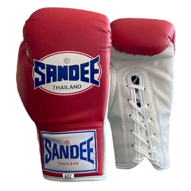 Sandee Junior Authentic Lace Up Pro Fight Boxing Gloves