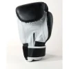 Sandee Kids Boxing Gloves Authentic 2 Tone Velcro Black White 2 Kid wearing Sandee Kids Boxing Gloves Authentic 2-Tone Velcro