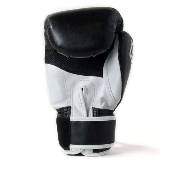Sandee Kids Boxing Gloves Cool Tec 3 Tone Velcro Black Gold White 2 Sandee Kids Boxing Gloves Cool-Tec 3-Tone Velcro - Black/Gold/White in Black/Gold/White — graphic close‑up