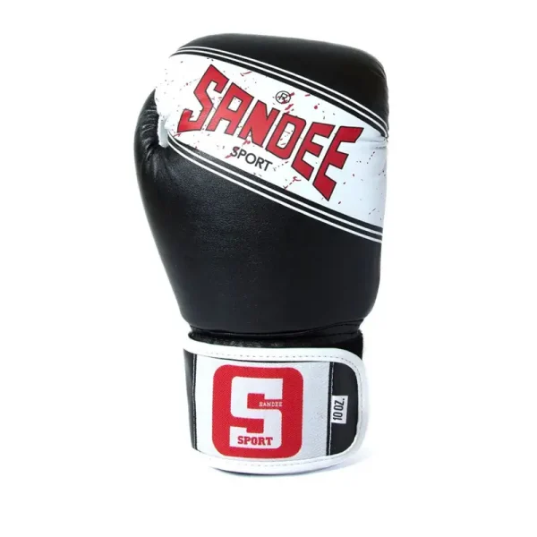 Sandee Sport Boxing Gloves 2-Tone Velcro in action