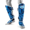 Kids wearing Sandee Camo Boot Shinguards on a soccer field