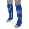 Sandee Cotton Slip-On Competition Shin Guards on a white background