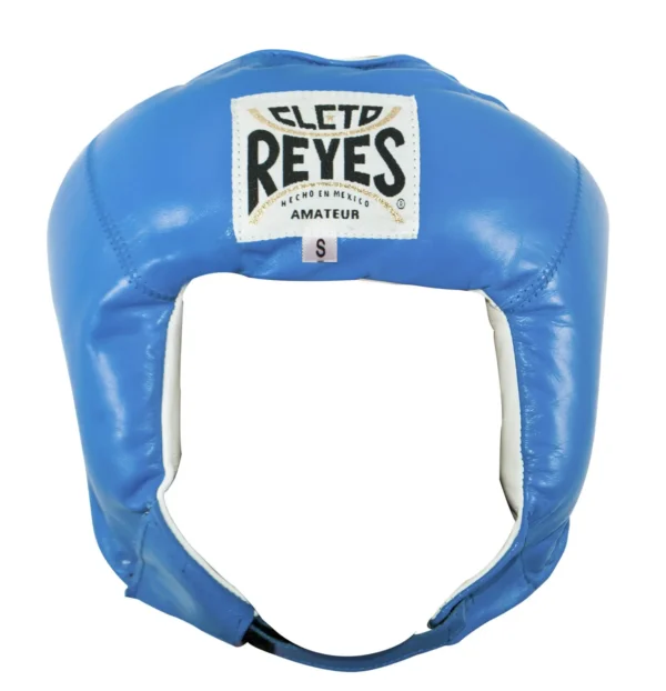 Close-up view of a Cleto Reyes Amateur Boxing Headguard