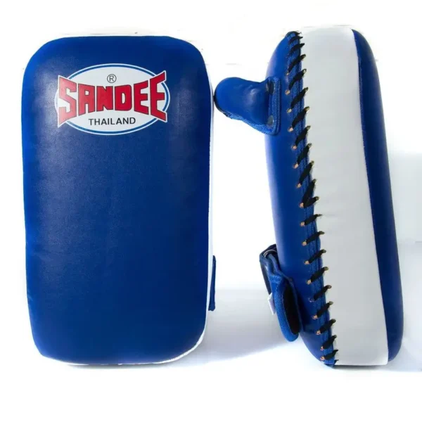 Pair of Sandee Extra Thick Flat Thai Small Kick Pads