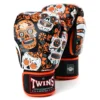 Twins Special Skull Boxing Gloves in intense design