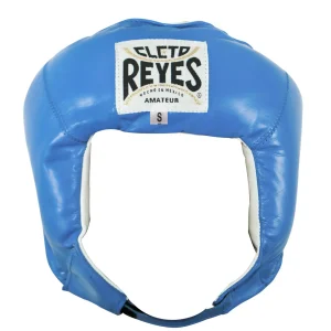 Close-up view of a Cleto Reyes Amateur Boxing Headguard