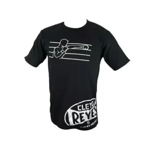 Black Cleto Reyes Fighter T-Shirt displayed on a mannequin.