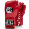 Cleto Reyes Lace Up Sparring Gloves in vivid red color