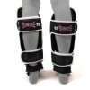 Sandee Kids Cool-Tec Boot Shin Guards - Black/White/Red in Black/White/Red — three‑quarter angle