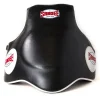 Sandee Full Body Pad Black White 2 Woman wearing a Sandee Full Body Pad for martial arts training.