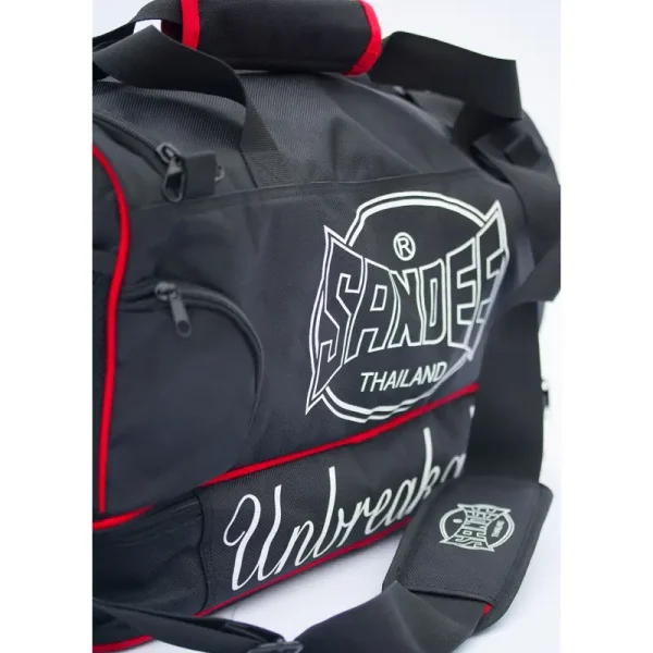 Top view of Sandee Heavy Duty Holdall in black color