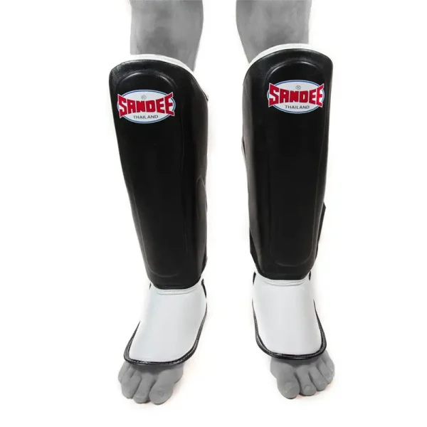 Sandee Kids Authentic Boot Shinguards Black White 1 Sandee Kids Authentic Boot Shinguards