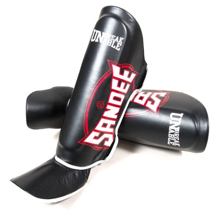 Sandee Kids Cool-Tec Boot Shin Guards in Black/White/Red - product image