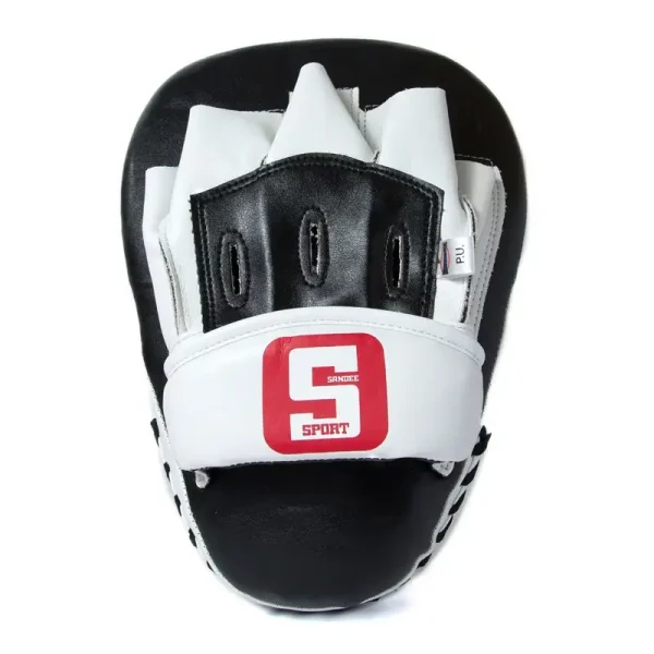 Sandee Sport Curved Focus Mitts Black White 2 Pair of Sandee Sport Curved Focus Mitts